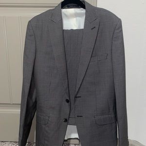 Gray and black Suit and Pants Zara Man